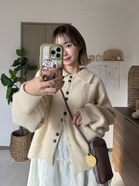 「アイテム（ビューティーグッズ）」を使った、ちょこびさん（レディース・154cm）の秋コーディネート