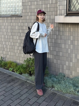 「アイテム（ビューティーグッズ）」を使った、ちょこびさん（レディース・154cm）の秋コーディネート