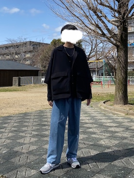 「NEWBALANCE」｜「アイテム（アクセサリー）」を使った、yusukeさん（メンズ・174cm）の春コーディネート