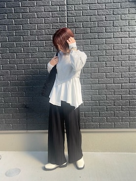 「reca（レカ）のアイテム（パンツ）」を使った、satomiさん（レディース・164cm）の春コーディネート