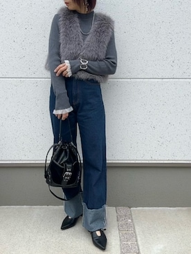 「しまむら（シマムラ）のアイテム」を使った、satomiさん（レディース・164cm）の秋コーディネート