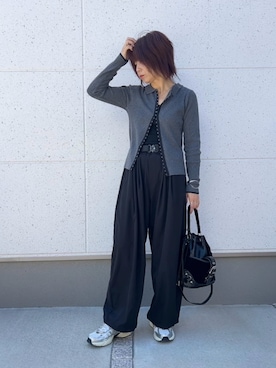 「JEANASIS（ジーナシス）のアイテム」を使った、satomiさん（骨格ウェーブ・レディース・164cm）の秋コーディネート