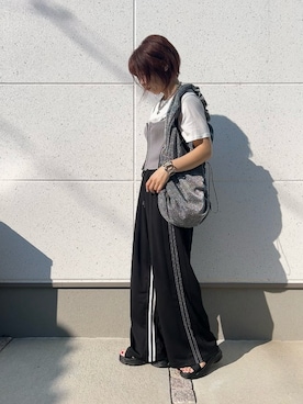 「ビスチェコーデ」｜satomiさん（レディース・164cm）の夏コーディネート