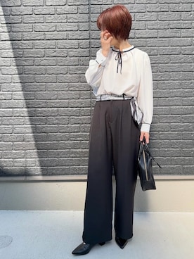 「fifth（フィフス）のアイテム」を使った、satomiさん（レディース・164cm）の春コーディネート