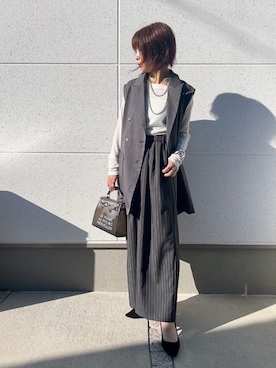 「aquagarage（アクアガレージ）のアイテム」を使った、satomiさん（レディース・164cm）の秋コーディネート