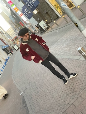 「RADIALL（ラディアル）のアイテム」を使った、kimiさん（メンズ・175cm）の秋コーディネート