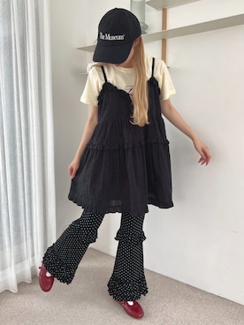 「WC（ダブル シー）のアイテム（パンツ）」を使った、wc_officialさん（レディース・160cm）の夏コーディネート