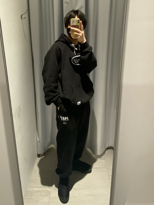 りお（WANT SLIP）｜87mmのスウェットパンツを使ったコーディネート - WEAR