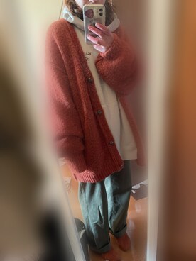 「Kastane」｜「アイテム（パーカー）」を使った、ten0221さん（レディース・157cm）の冬コーディネート