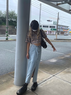 「HIDE（ハイド）のアイテム」を使った、yghwxxさん（レディース・163cm）の夏コーディネート