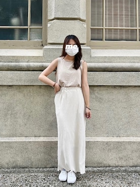 「155㎝コーデ」｜「アイテム（その他）」を使った、𝐉さん（レディース・155cm）の夏コーディネート