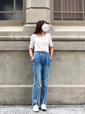「155㎝コーデ」｜「アイテム（その他）」を使った、𝐉さん（レディース・155cm）の夏コーディネート