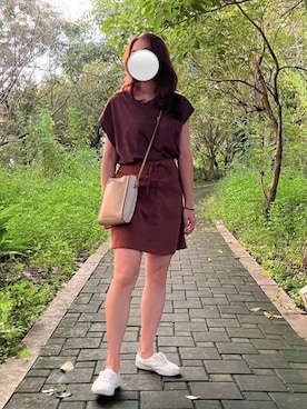 「nice claup」｜「アイテム（その他）」を使った、𝐉さん（レディース・155cm）の夏コーディネート
