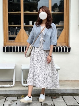 「gray」｜𝐉さん（レディース・155cm）の夏コーディネート