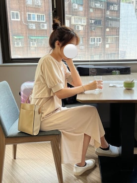 「155㎝コーデ」｜「アイテム（その他）」を使った、𝐉さん（レディース・155cm）の夏コーディネート