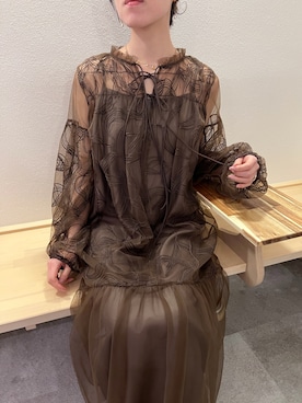 「Dorry Doll（ドリードール）のアイテム」を使った、Momoさん（レディース・160cm）の春コーディネート