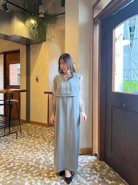 「Dorry Doll（ドリードール）のアイテム（ワンピース/ドレス）」を使った、Momoさん（レディース・160cm）の春コーディネート