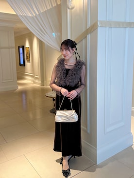 「Dorry Doll（ドリードール）のアイテム」を使った、Momoさん（レディース・160cm）の春コーディネート