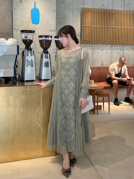 「Dorry Doll（ドリードール）のアイテム」を使った、Momoさん（レディース・160cm）の春コーディネート