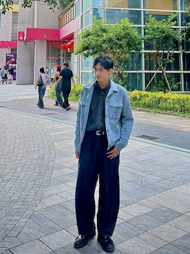 「PALLADIUM（パラディウム）のアイテム」を使った、ed0109さん（メンズ・169cm）の夏コーディネート