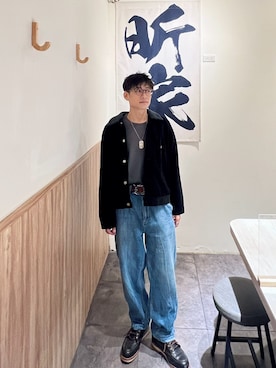 「RRL（ダブル アール エル）のアイテム」を使った、ed0109さん（メンズ・169cm）の夏コーディネート