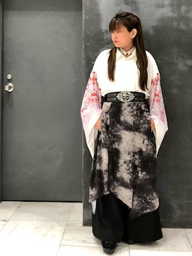 「axes femme（アクシーズファム）のアイテム（シューズ）」を使った、Mai🐿️さん（レディース・149cm）の春コーディネート