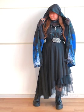「アイテム（イヤリング）」を使った、Mai🐿️さん（レディース・149cm）の秋コーディネート