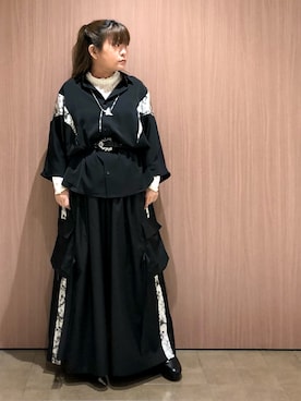 「axes femme（アクシーズファム）のアイテム（アクセサリー）」を使った、Mai🐿️さん（レディース・149cm）の春コーディネート
