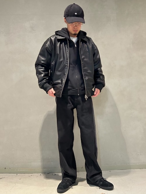 プレミアム エッセンシャルズ プレザー ボンバージャケット