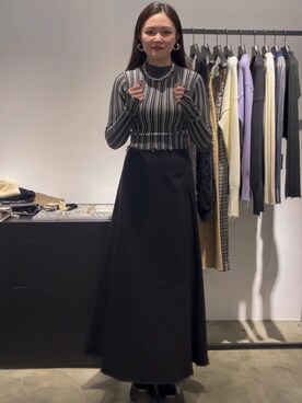 久道理沙さん(レディース・160cm)の冬コーディネート