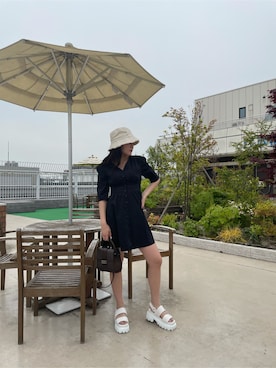 久道理沙さん（レディース・160cm）の春コーディネート