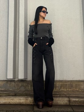 久道理沙さん(レディース・160cm)の秋コーディネート