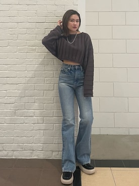 久道理沙さん（レディース・160cm）の冬コーディネート