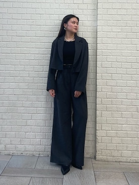 久道理沙さん（レディース・160cm）の秋コーディネート