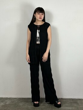 久道理沙さん(レディース・160cm)の春コーディネート