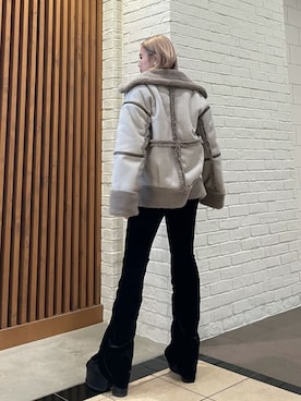 久道理沙さん（レディース・160cm）の冬コーディネート