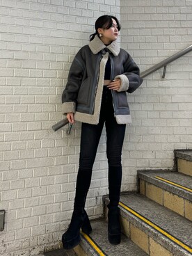 久道理沙さん（レディース・160cm）の秋コーディネート