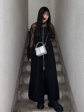 久道理沙さん（レディース・160cm）の冬コーディネート