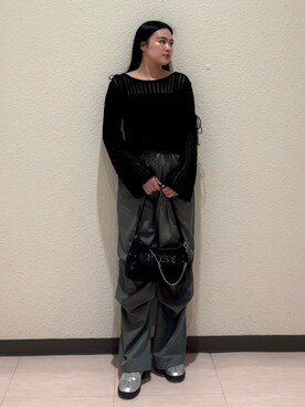 久道理沙さん(レディース・160cm)の春コーディネート