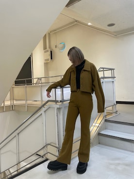 久道理沙さん（レディース・160cm）の秋コーディネート