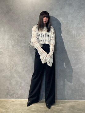 久道理沙さん（レディース・160cm）の冬コーディネート