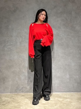 久道理沙さん（レディース・160cm）の秋コーディネート