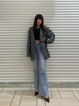 久道理沙さん(レディース・160cm)の春コーディネート