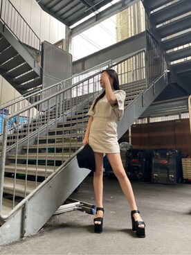 久道理沙さん(レディース・160cm)の夏コーディネート