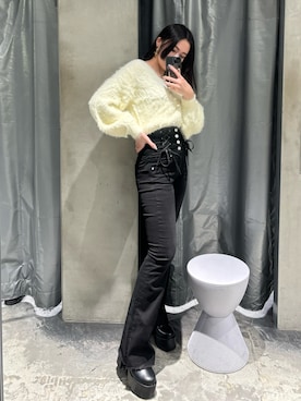 久道理沙さん（レディース・160cm）の冬コーディネート