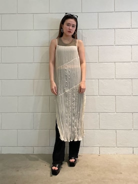 久道理沙さん（レディース・160cm）の夏コーディネート