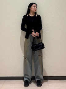 VEQUM】SHEER WAVING LAYER KNIT｜エモダ（EMODA）公式通販
