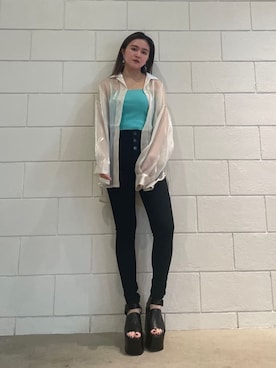 久道理沙さん（レディース・160cm）の春コーディネート