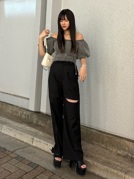 久道理沙さん（レディース・160cm）の春コーディネート