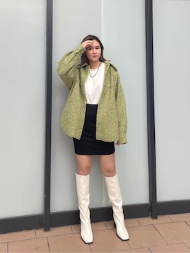 久道理沙さん（レディース・160cm）の冬コーディネート